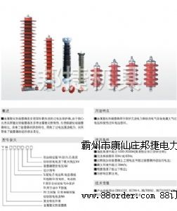 氧化鋅避雷器HY5WS-10/30