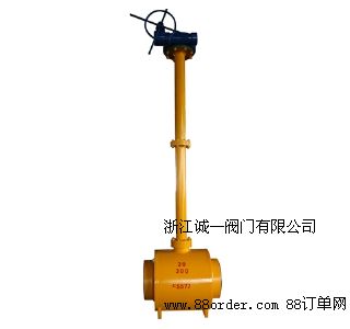 供應(yīng)浙江誠一全焊接埋地球閥