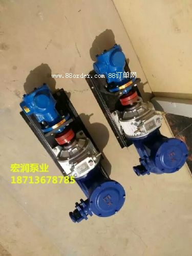 煙臺(tái)轉(zhuǎn)子泵-宏潤(rùn)NCB-1.2/0.3型不銹鋼高粘度內(nèi)齒泵