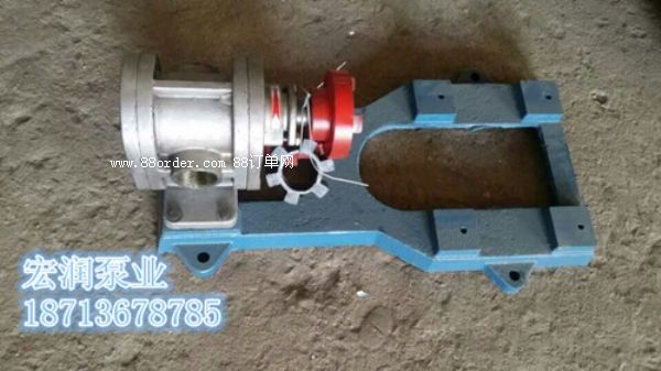 瀝青設(shè)備增壓泵-宏潤(rùn)牌2CY-12/2.5型不銹鋼齒輪泵
