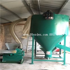 臨沂立式飼料粉碎混合機成套飼料生產(chǎn)線