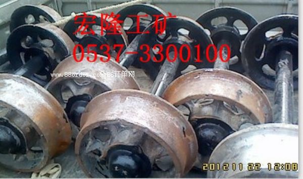 提供鑄鋼/鑄鐵礦車輪對