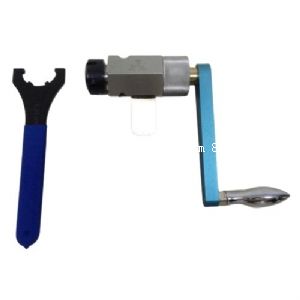 超高壓不銹鋼管手動工具車外錐度工具車外螺紋工具彎管器