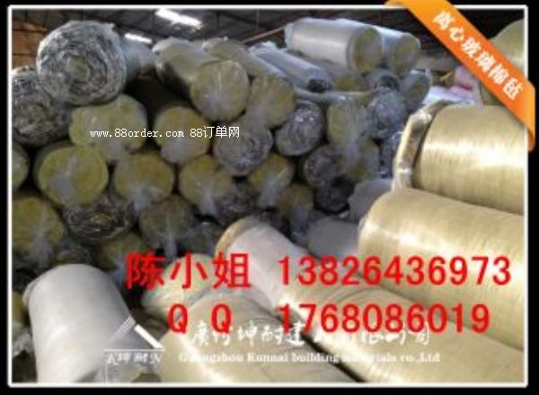 鲅魚圈區(qū)玻璃棉氈阻燃無毒耐腐蝕容重小吸濕率低憎水性好