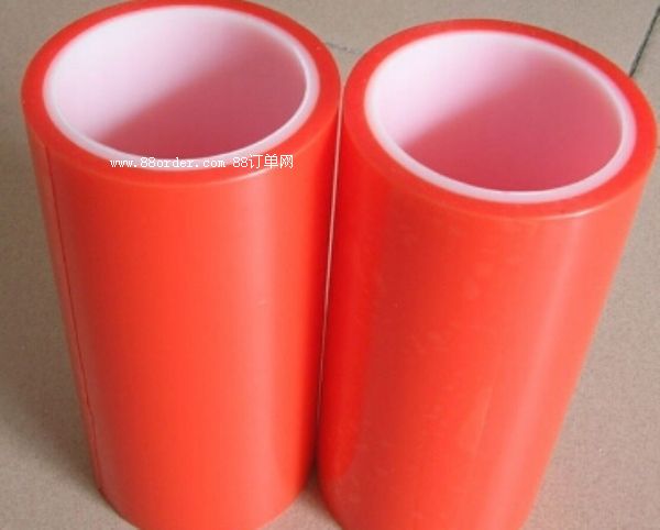 紅皮透明雙面膠 紅色雙面膠