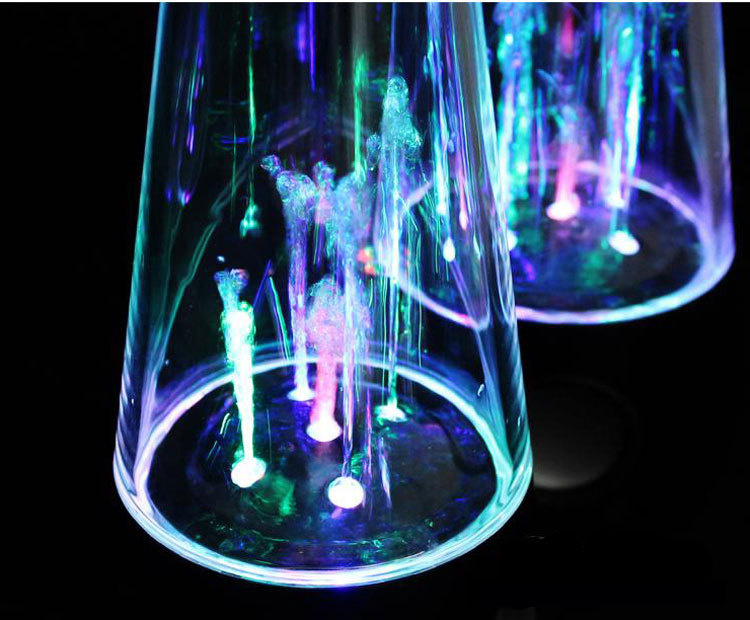 不倒翁噴泉噴水音響炫彩水舞音箱手機(jī)usb電腦音響