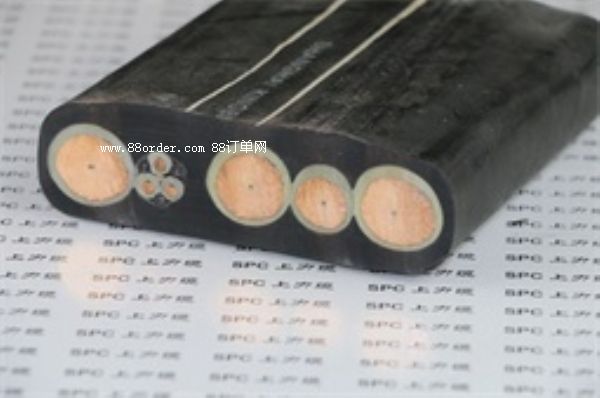 YQBPG鋼絲加強(qiáng)屏蔽輕型扁電纜