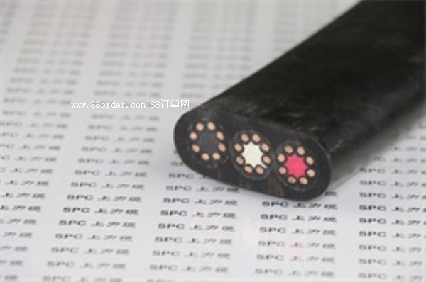 YZBPG中型扁電纜鋼絲加強(qiáng)屏蔽型