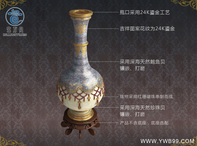 經(jīng)典仿古創(chuàng)意商務(wù)禮品-福光振耀赤珠瓶 經(jīng)典仿古創(chuàng)意商務(wù)禮品-福光振耀赤珠瓶