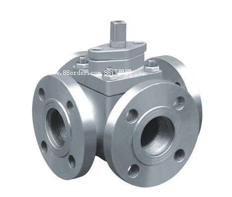 進口四通四密封球閥,進口四通球閥