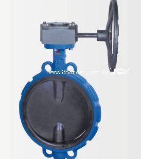 進口蝸輪對夾式襯膠蝶閥,進口襯膠蝶閥