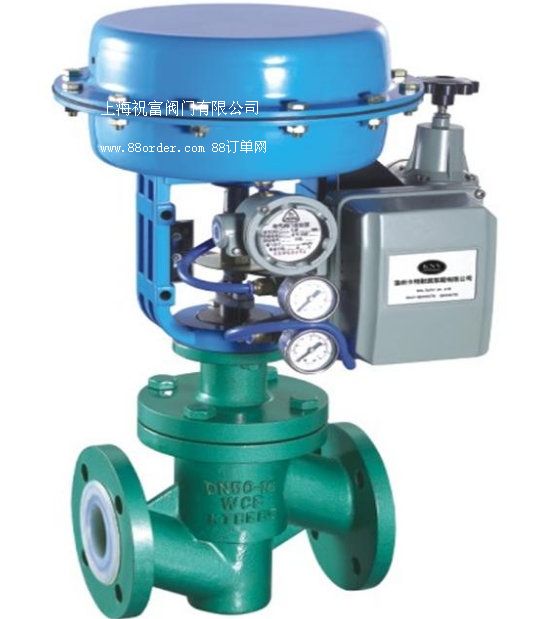 進(jìn)口氣動薄膜襯四氟單座調(diào)節(jié)閥,進(jìn)口氣動襯氟調(diào)節(jié)閥